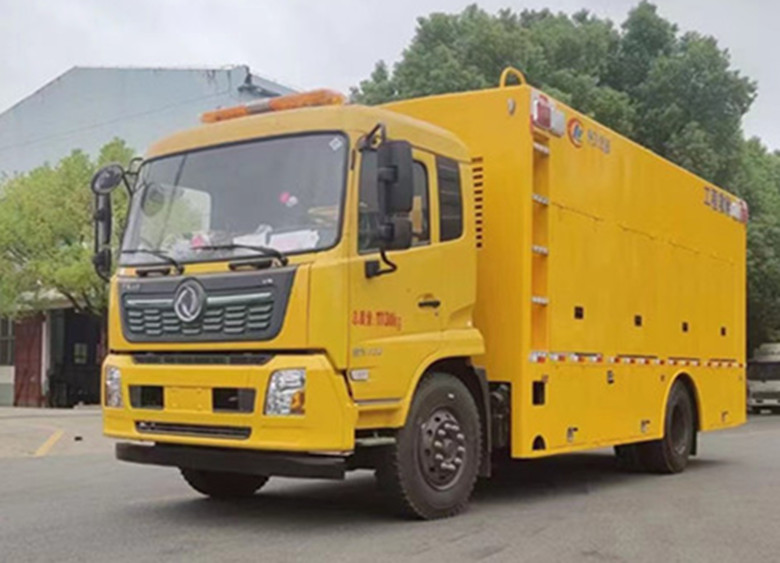 移動電源車-東風天錦400kw供電車搶險救援車