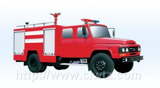 東風尖頭干粉消防車